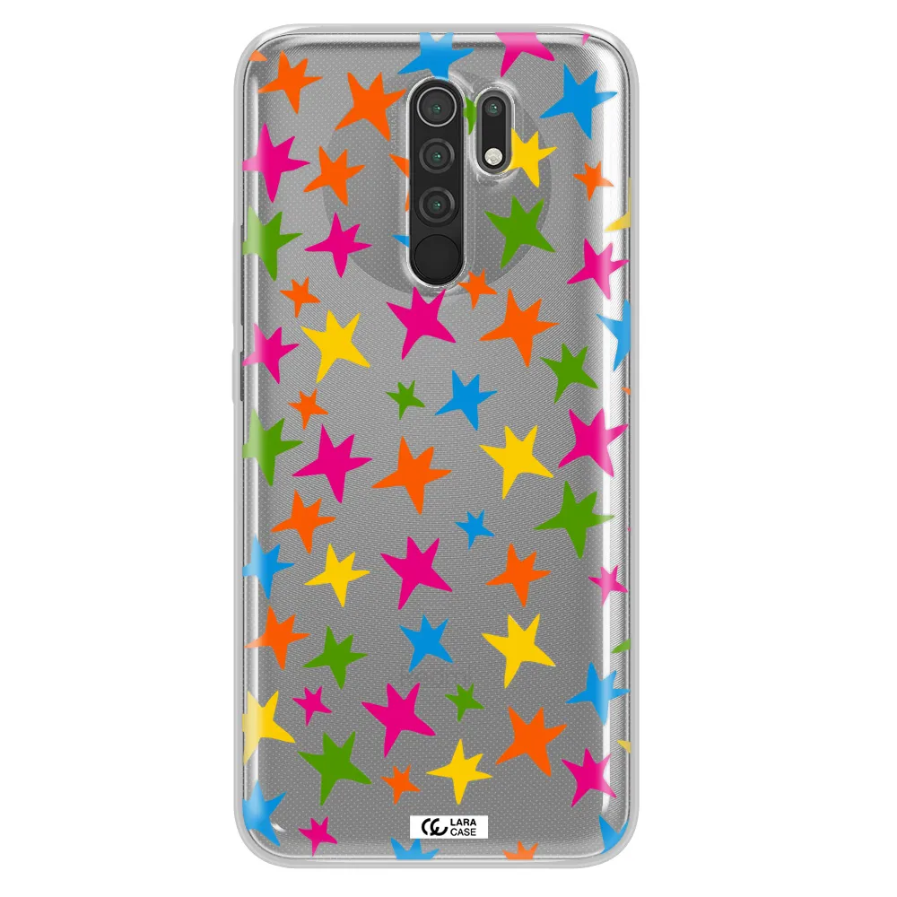 Colorful Stars Xiaomi Redmi 9 Clear TPU Case