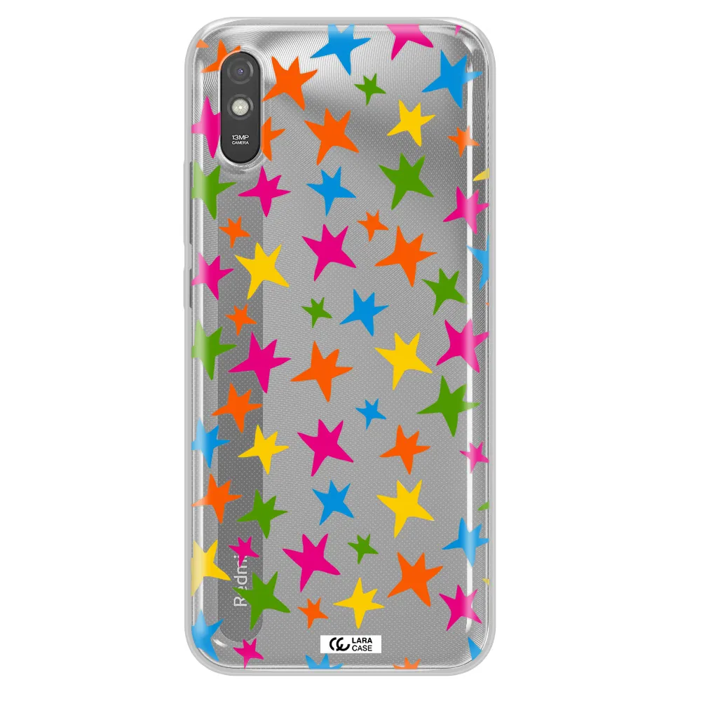 Colorful Stars Xiaomi Redmi 9A Clear TPU Case