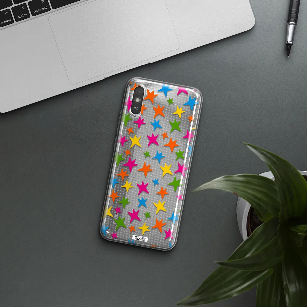 Colorful Stars Xiaomi Redmi 9A Clear TPU Case
