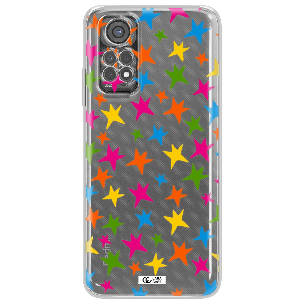 Colorful Stars Xiaomi Redmi Note 11S Clear Tpu Case