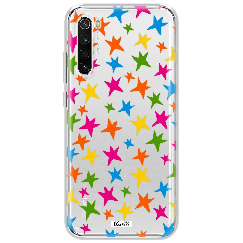 Colorful Stars Xiaomi Redmi Note 8T Clear Tpu Case