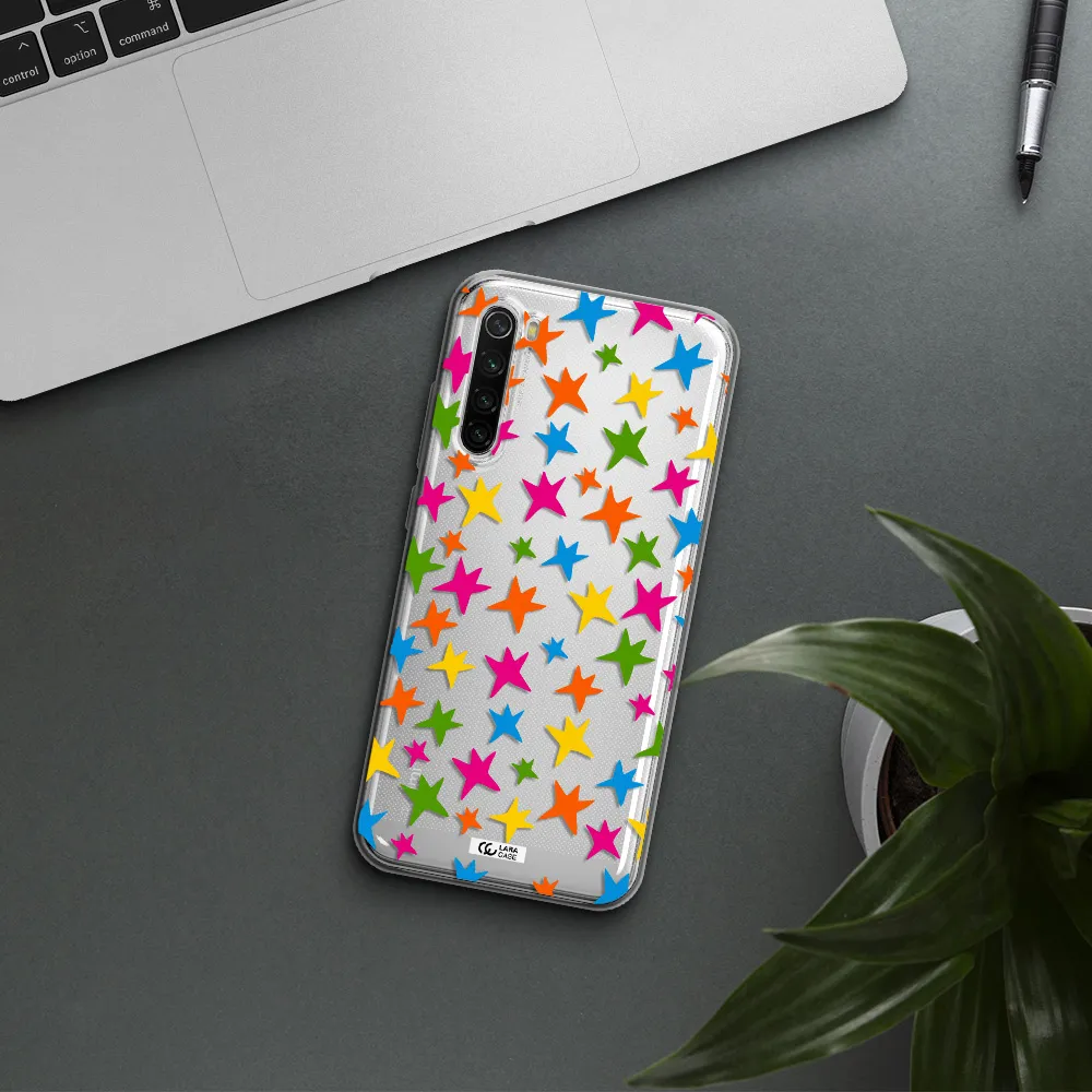 Colorful Stars Xiaomi Redmi Note 8T Clear Tpu Case