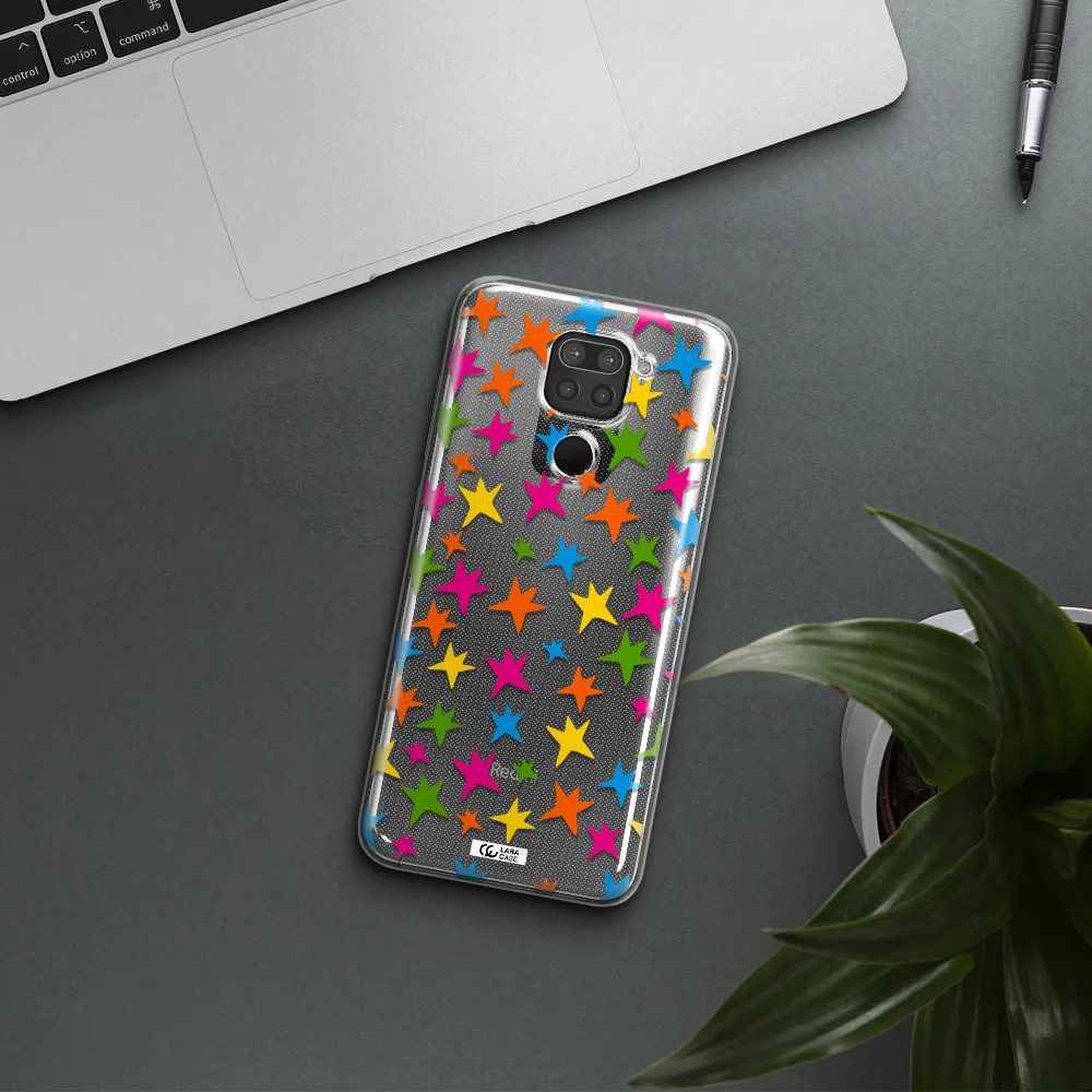 Colorful Stars Xiaomi Redmi Note 9 Clear TPU Case