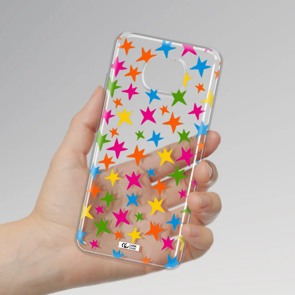 Colorful Stars Xiaomi Redmi Note 9T Clear Tpu Case