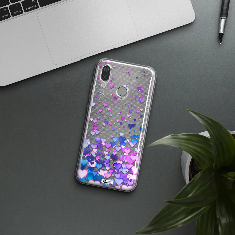 Watercolor Flying Hearts Huawei P20 Lite Clear TPU Case