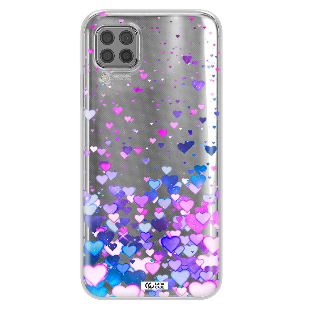 Watercolor Flying Hearts Huawei P40 Lite Clear TPU Case