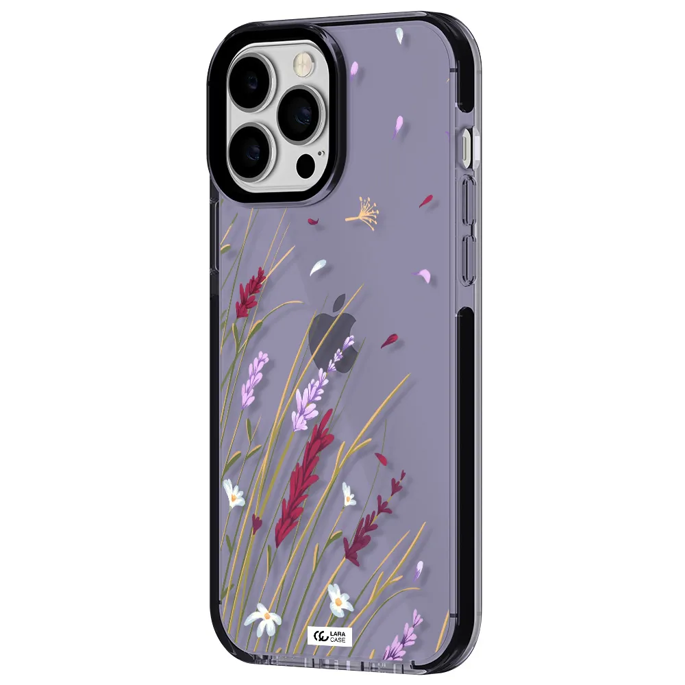Long Grass Flower Apple iPhone 13 Pro Max impact Lilac Case