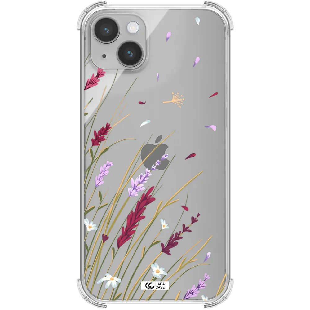 Long Grass Flower Apple iPhone 14 Clear PC Case
