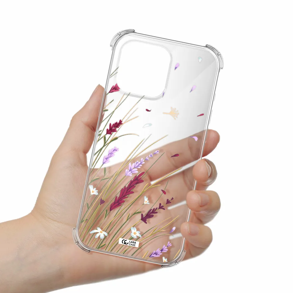 Long Grass Flower Apple Iphone 16 Pro Max Clear Pc Case