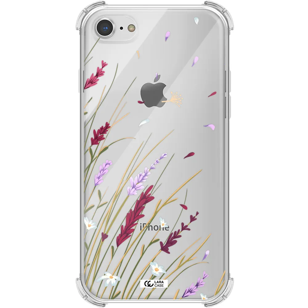 Long Grass Flower Apple iPhone 7 Clear PC Case