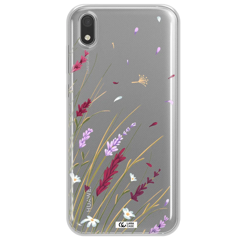 Long Grass Flower Huawei Honor 8S Clear TPU Case