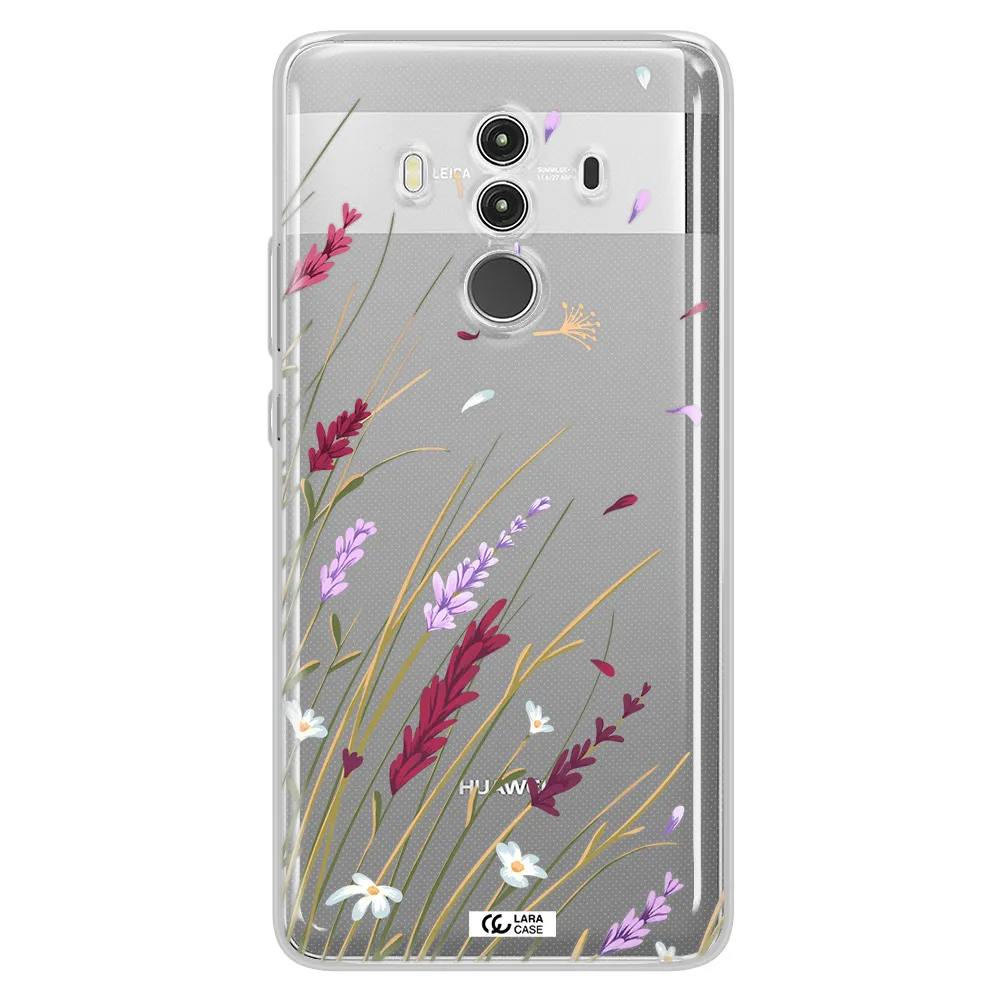 Long Grass Flower Huawei Mate 10 Clear TPU Case