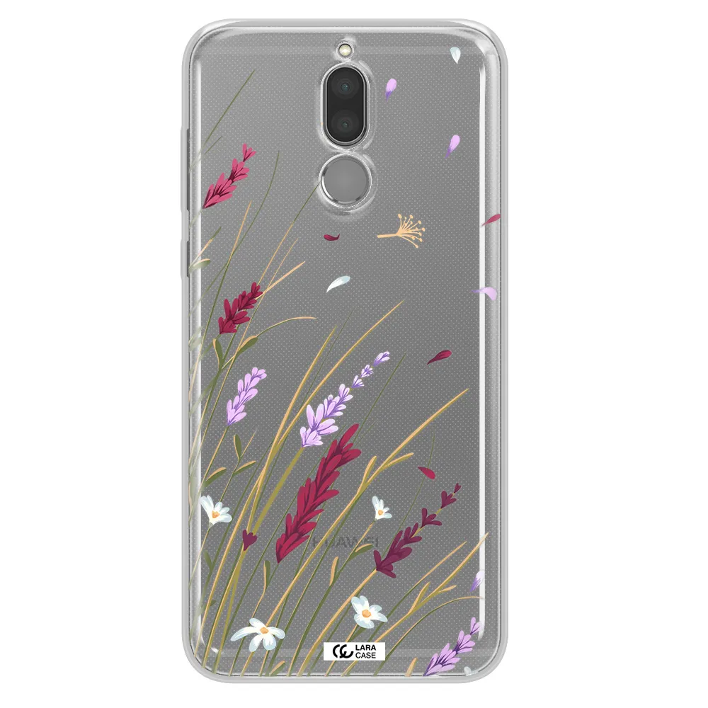 Long Grass Flower Huawei Mate 10 Lite Clear TPU Case