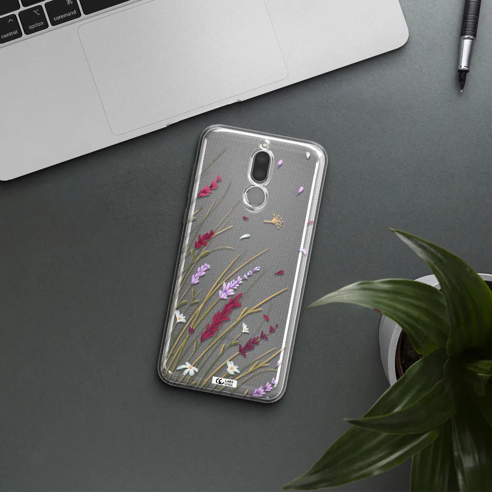 Long Grass Flower Huawei Mate 10 Lite Clear TPU Case