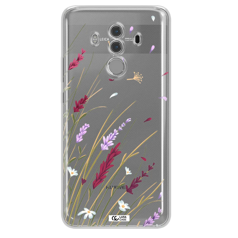 Long Grass Flower Huawei Mate 10 Pro Clear TPU Case