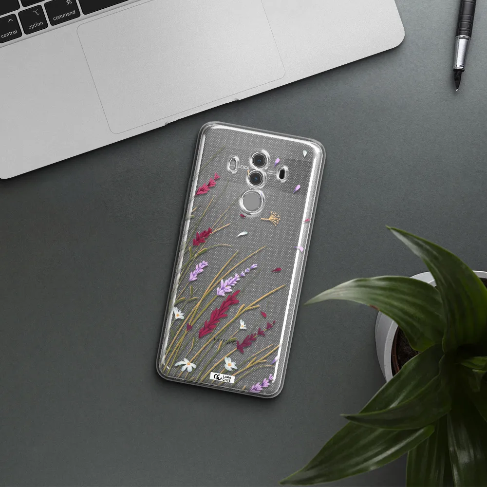 Long Grass Flower Huawei Mate 10 Pro Clear TPU Case