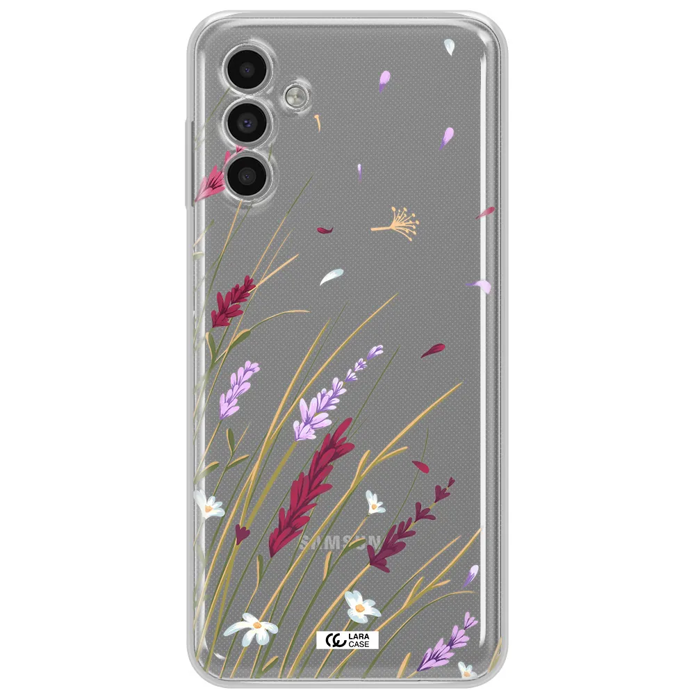 Long Grass Flower Samsung A13 5G Clear Tpu Case