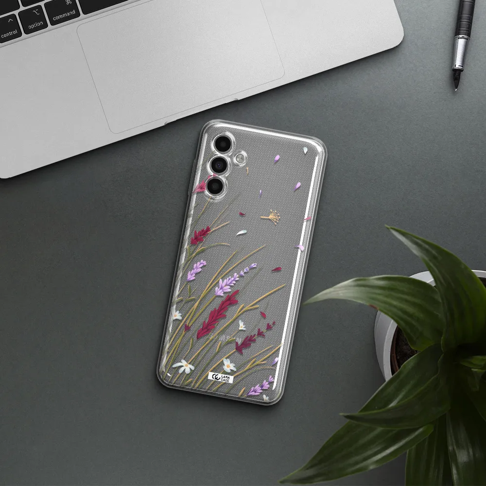 Long Grass Flower Samsung A13 5G Clear Tpu Case