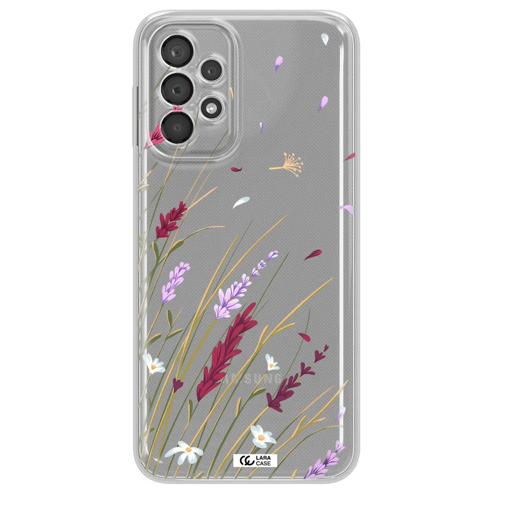 Long Grass Flower Samsung A23 5G Clear Tpu Case