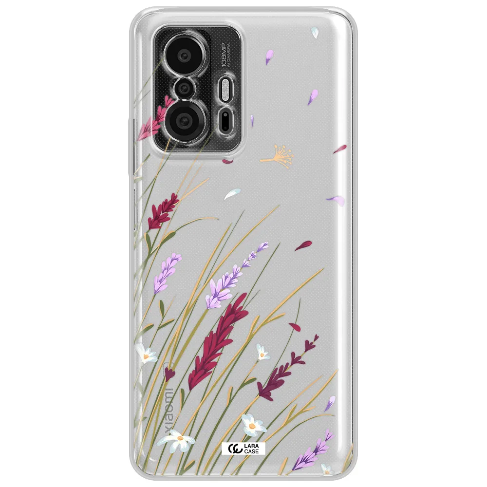 Long Grass Flower Xiaomi 11T Pro Clear Tpu Case