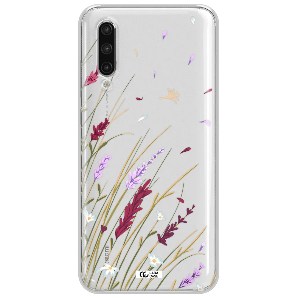 Long Grass Flower Xiaomi Mi 9 Lite Clear Tpu Case