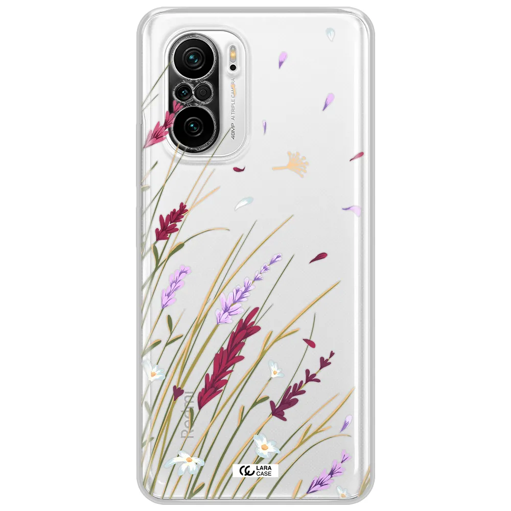 Long Grass Flower Xiaomi Poco F3 Clear Tpu Case
