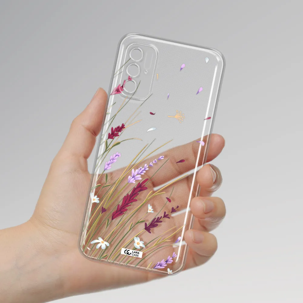 Long Grass Flower Xiaomi Poco M3 Pro Clear Tpu Case