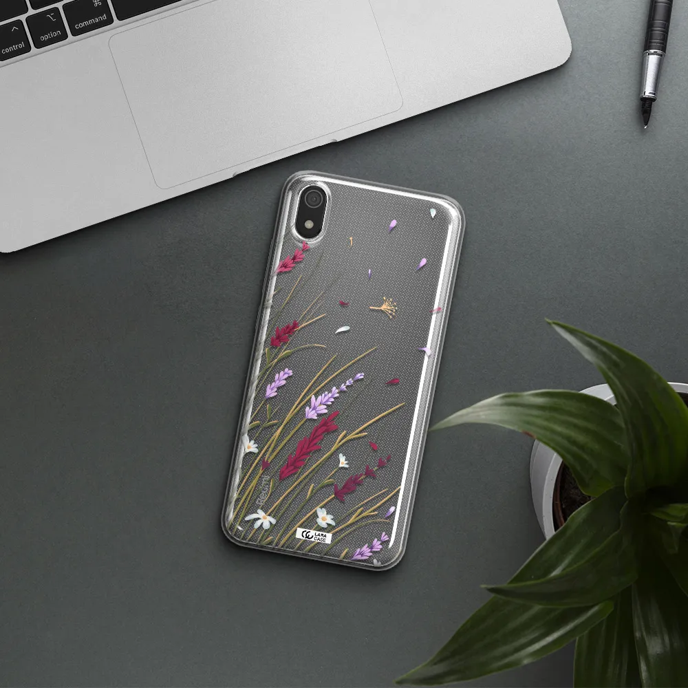 Long Grass Flower Xiaomi Redmi 7A Clear TPU Case