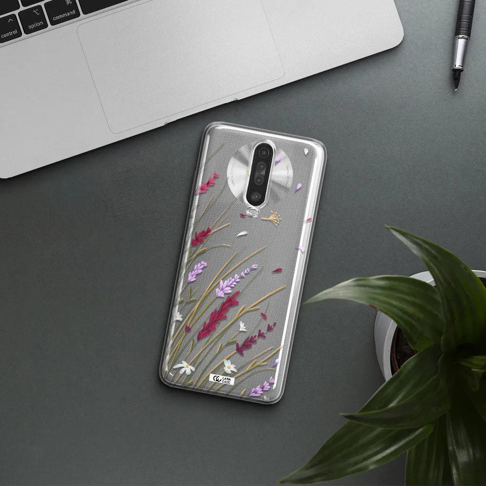 Long Grass Flower Xiaomi Redmi K30 Clear TPU Case