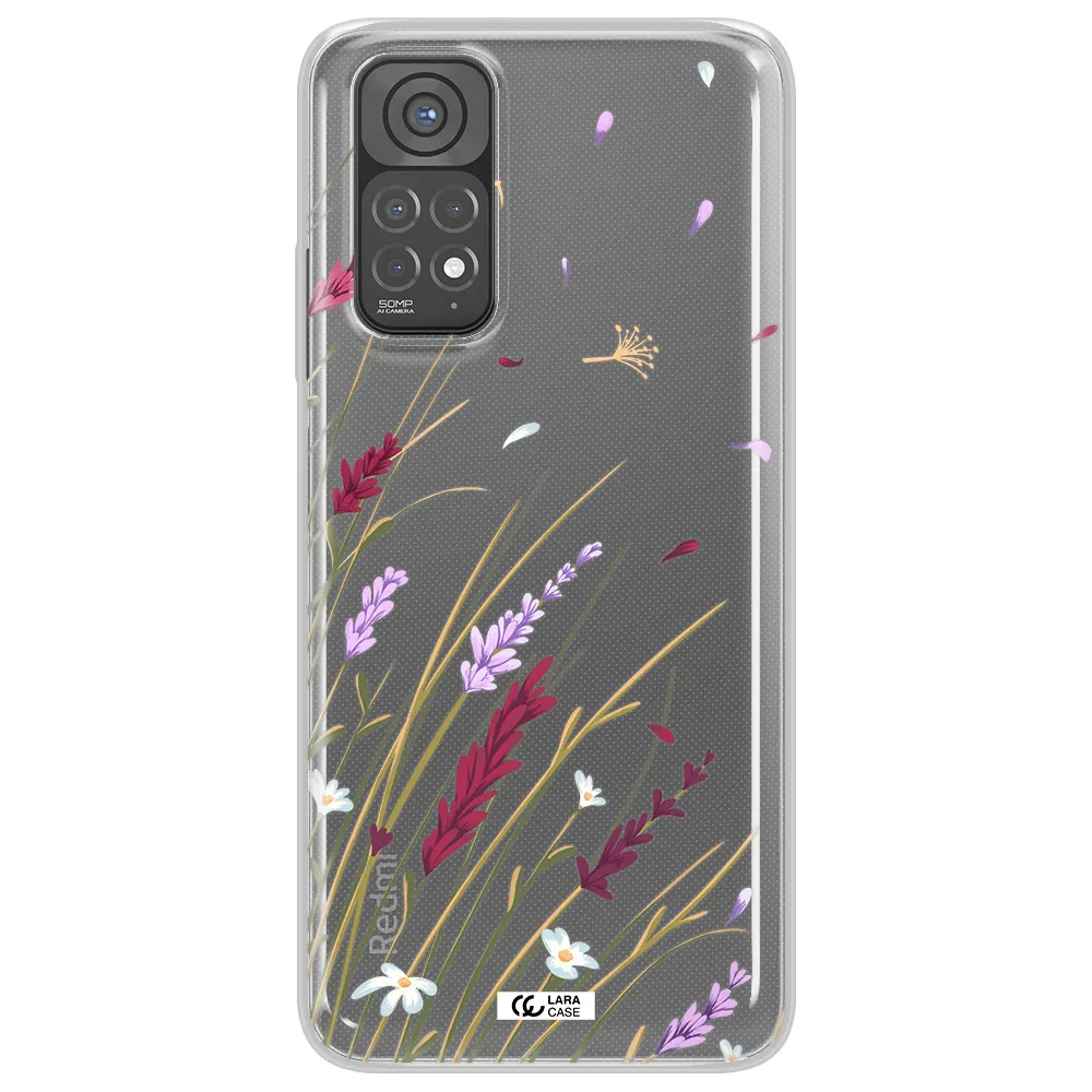 Long Grass Flower Xiaomi Redmi Note 11 Clear TPU Case