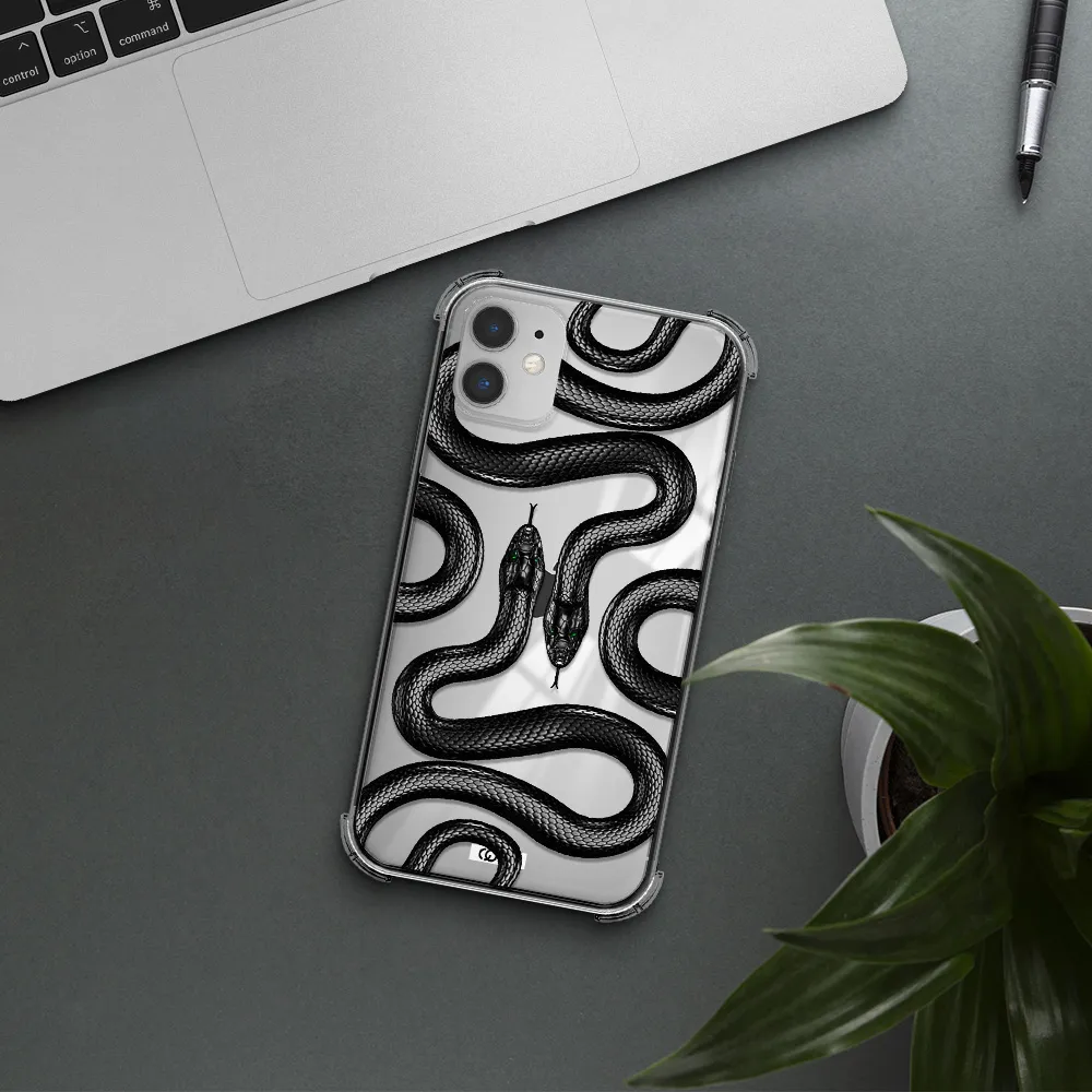 Black Snake Apple iPhone 11 Clear PC Case