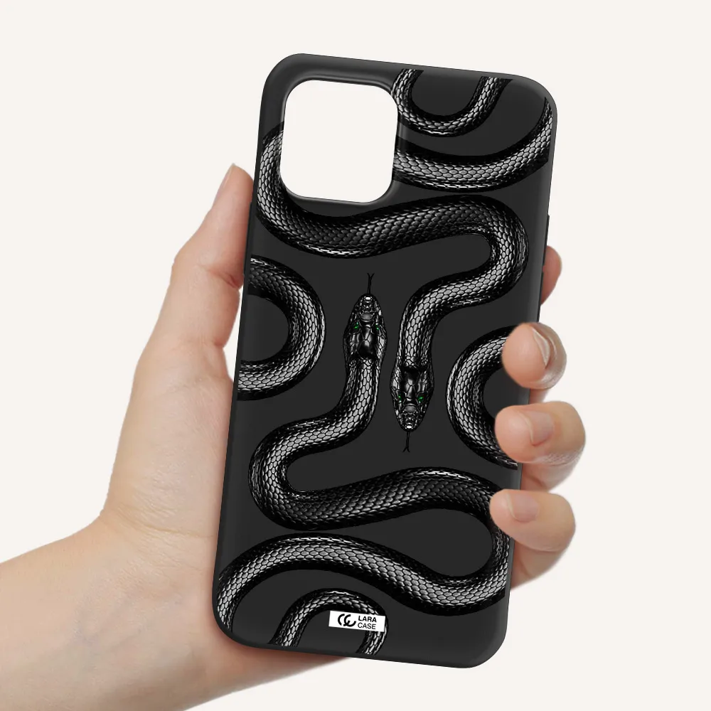 Black Snake Apple iPhone 12 mini Silicone black Case