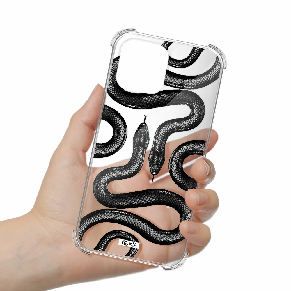 Black Snake Apple iPhone 13 Pro Clear PC Case