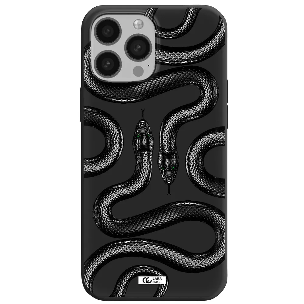 Black Snake Apple iPhone 13 Pro Max Silicone black Case