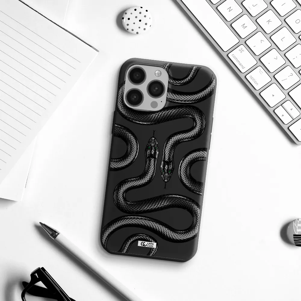 Black Snake Apple iPhone 13 Pro Max Silicone black Case