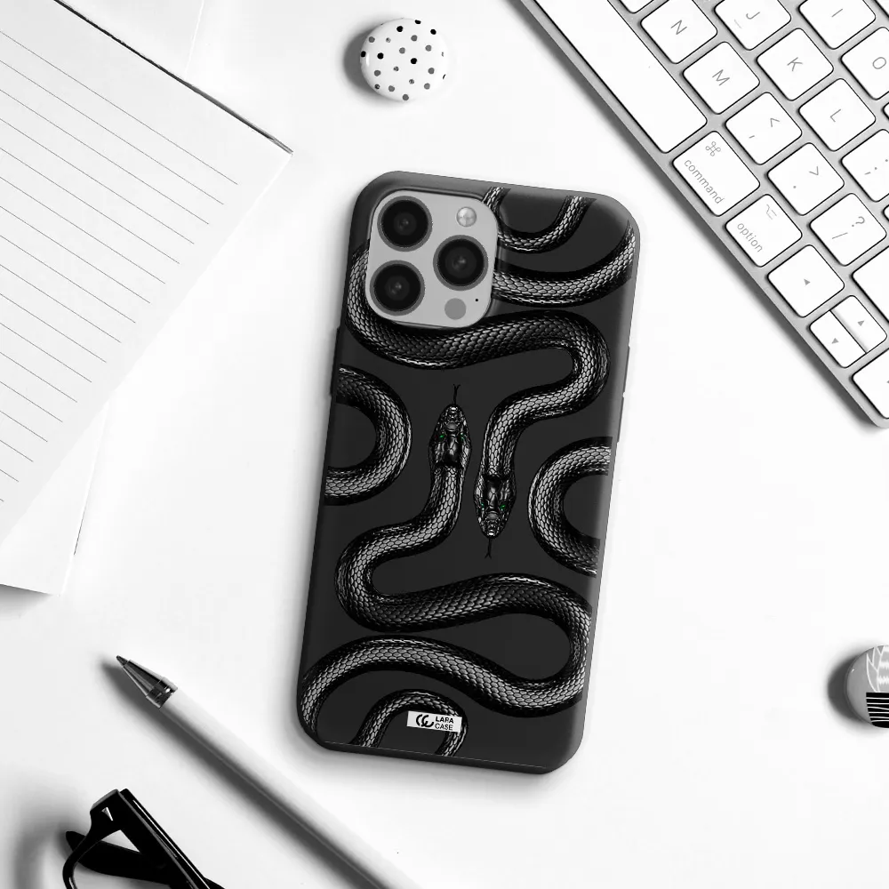 Black Snake Apple iPhone 13 Pro Silicone black Case