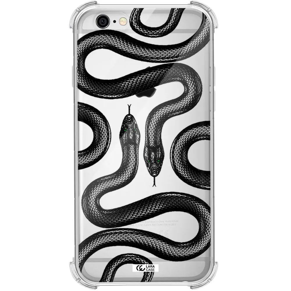 Black Snake Apple iPhone 6 Clear PC Case