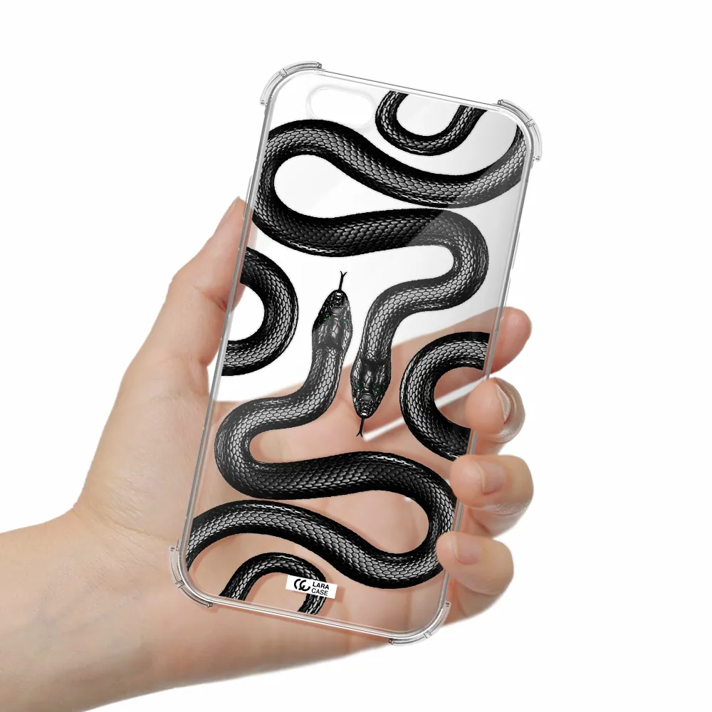 Black Snake Apple iPhone 6 Clear PC Case