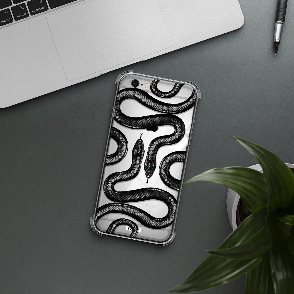 Black Snake Apple iPhone 6 Clear PC Case