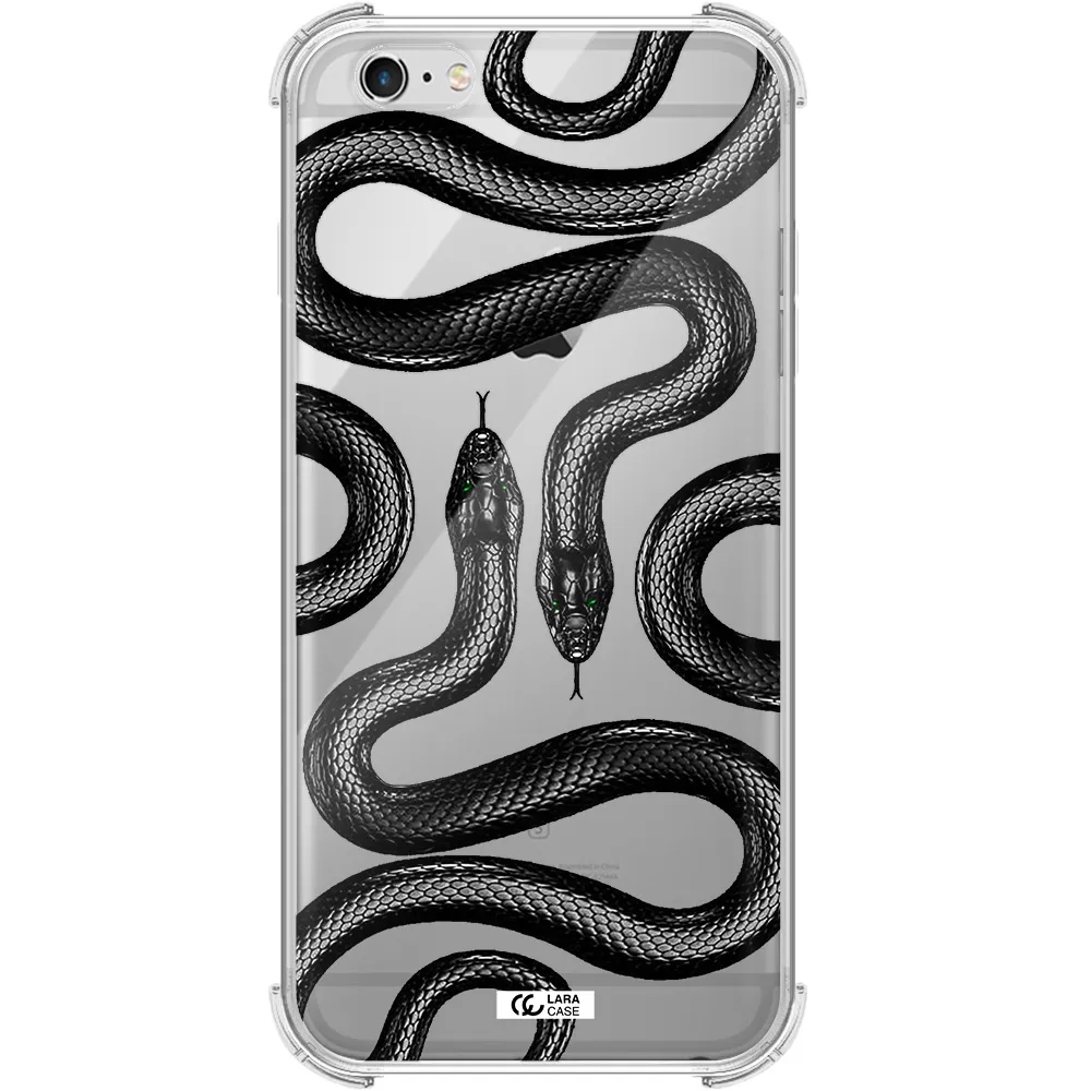 Black Snake Apple iPhone 6 plus Clear PC Case
