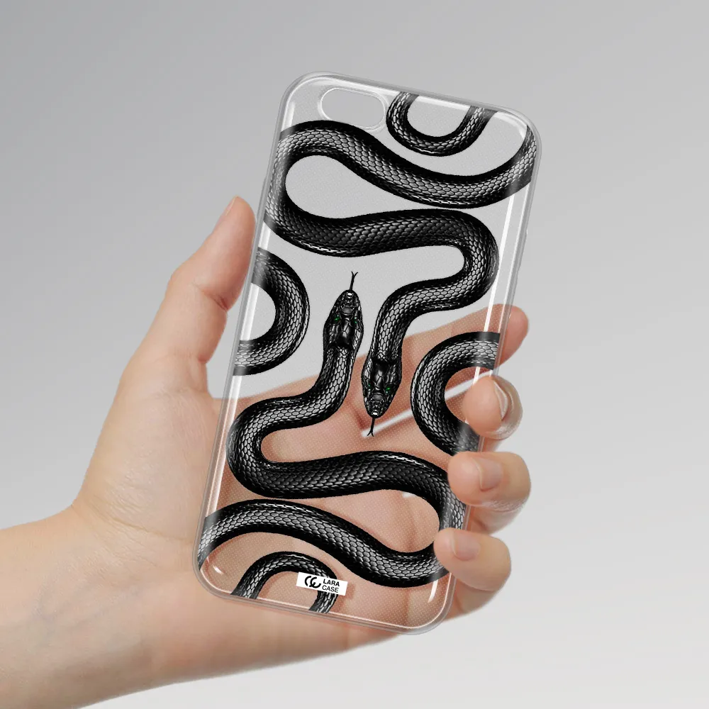 Black Snake Apple iPhone 6 plus Clear TPU Case