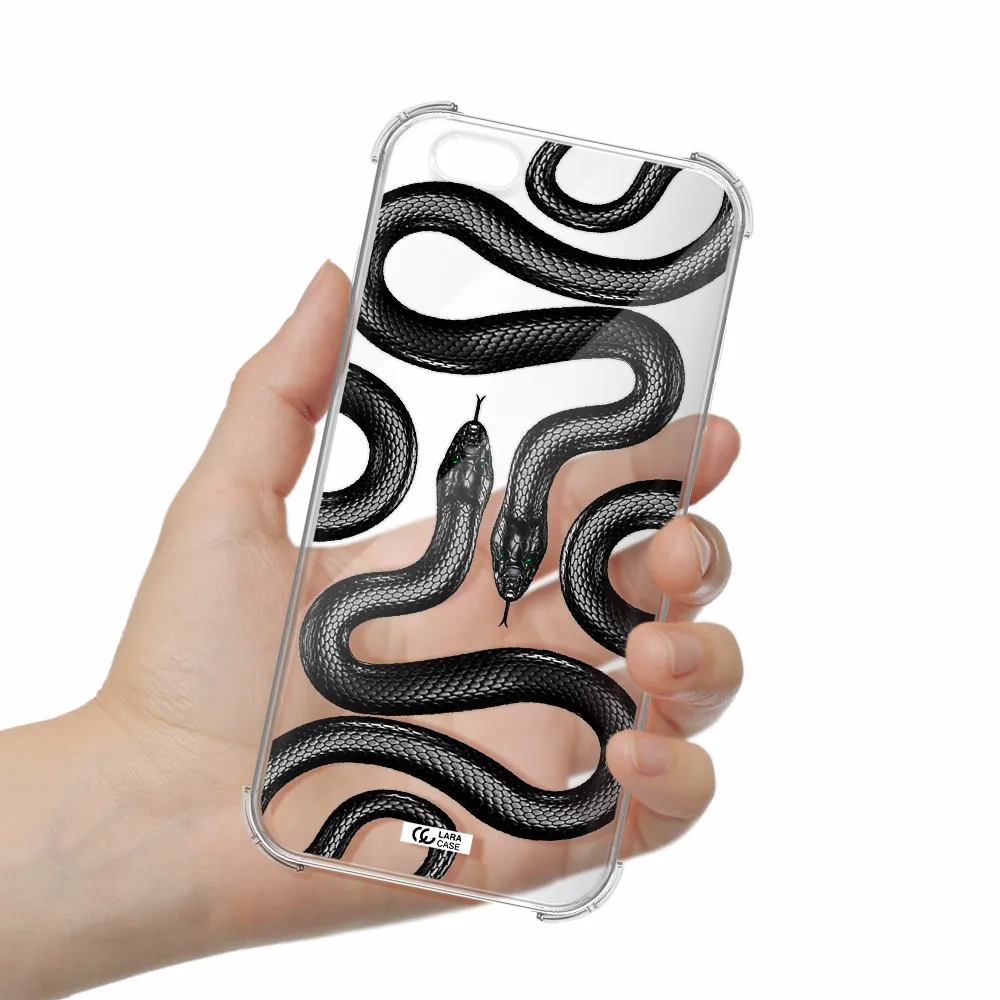 Black Snake Apple iPhone 6 s plus Clear PC Case
