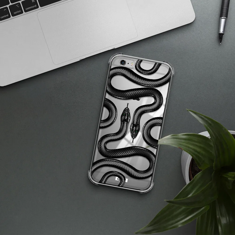 Black Snake Apple iPhone 6 s plus Clear PC Case