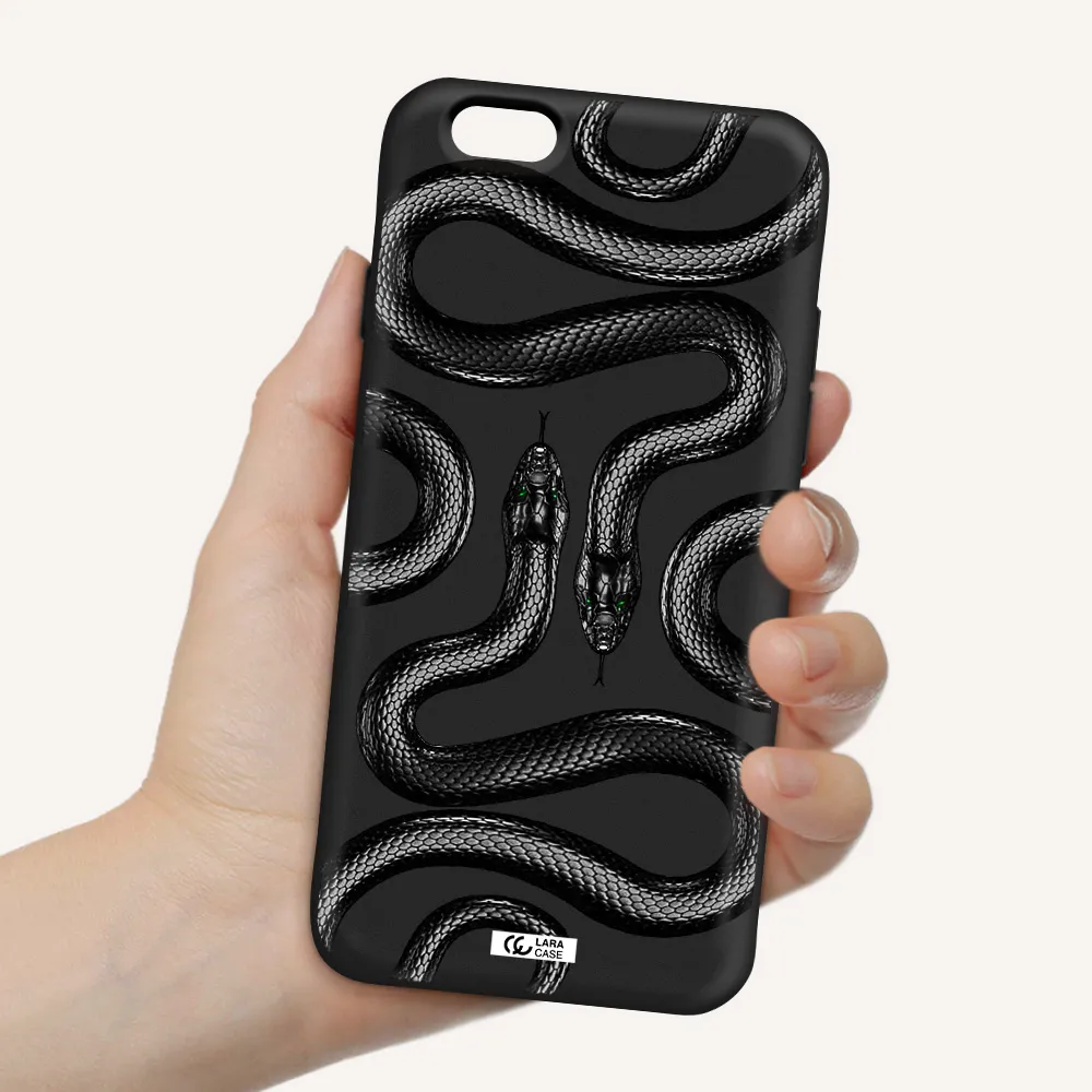 Black Snake Apple iPhone 6 Silicone black Case
