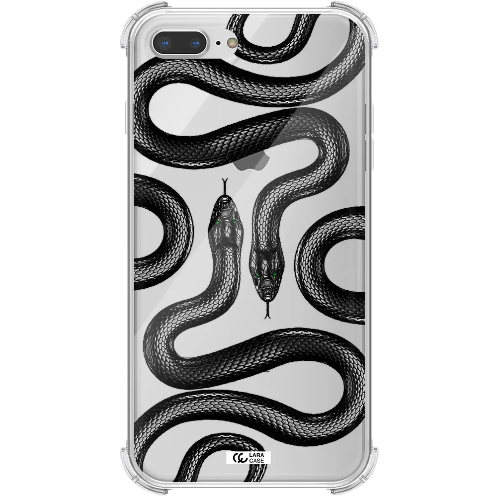 Black Snake Apple iPhone 7 plus Clear PC Case