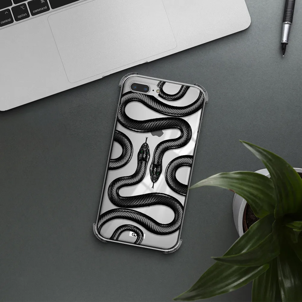 Black Snake Apple iPhone 7 plus Clear PC Case