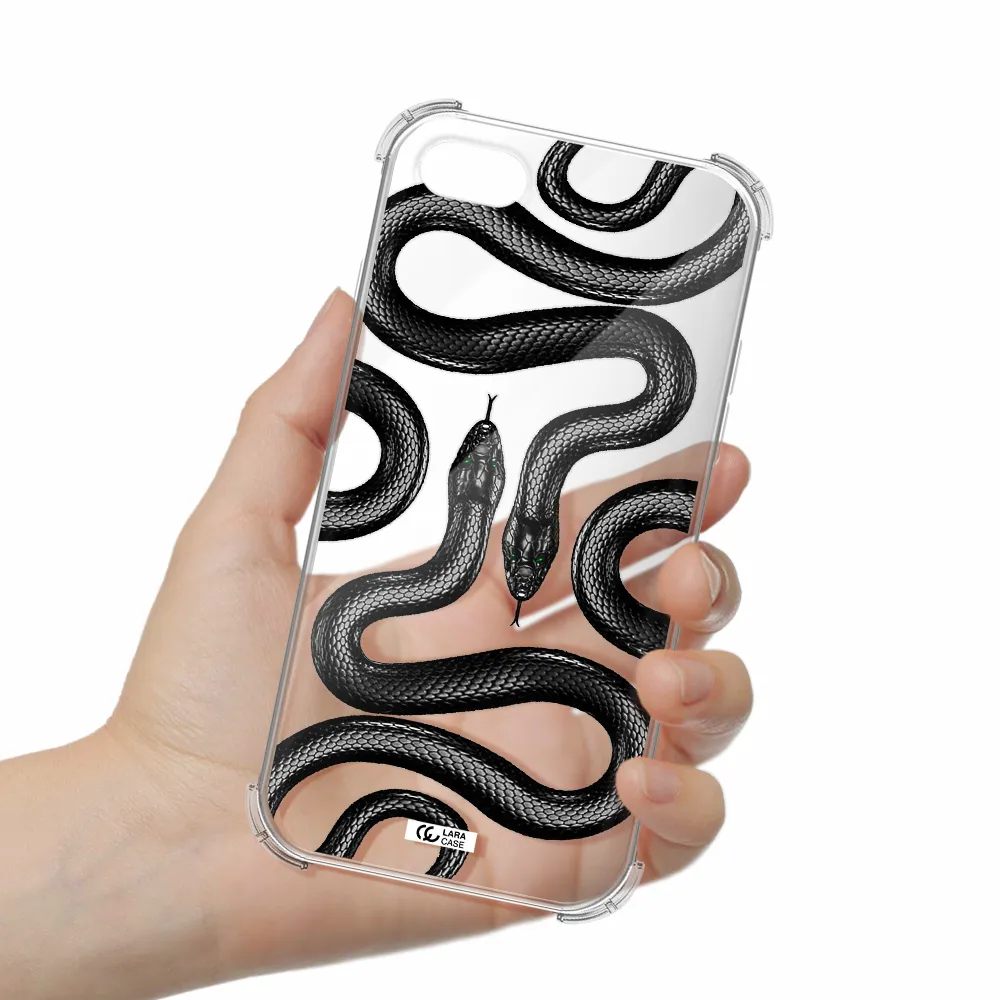 Black Snake Apple iPhone 8 Clear PC Case