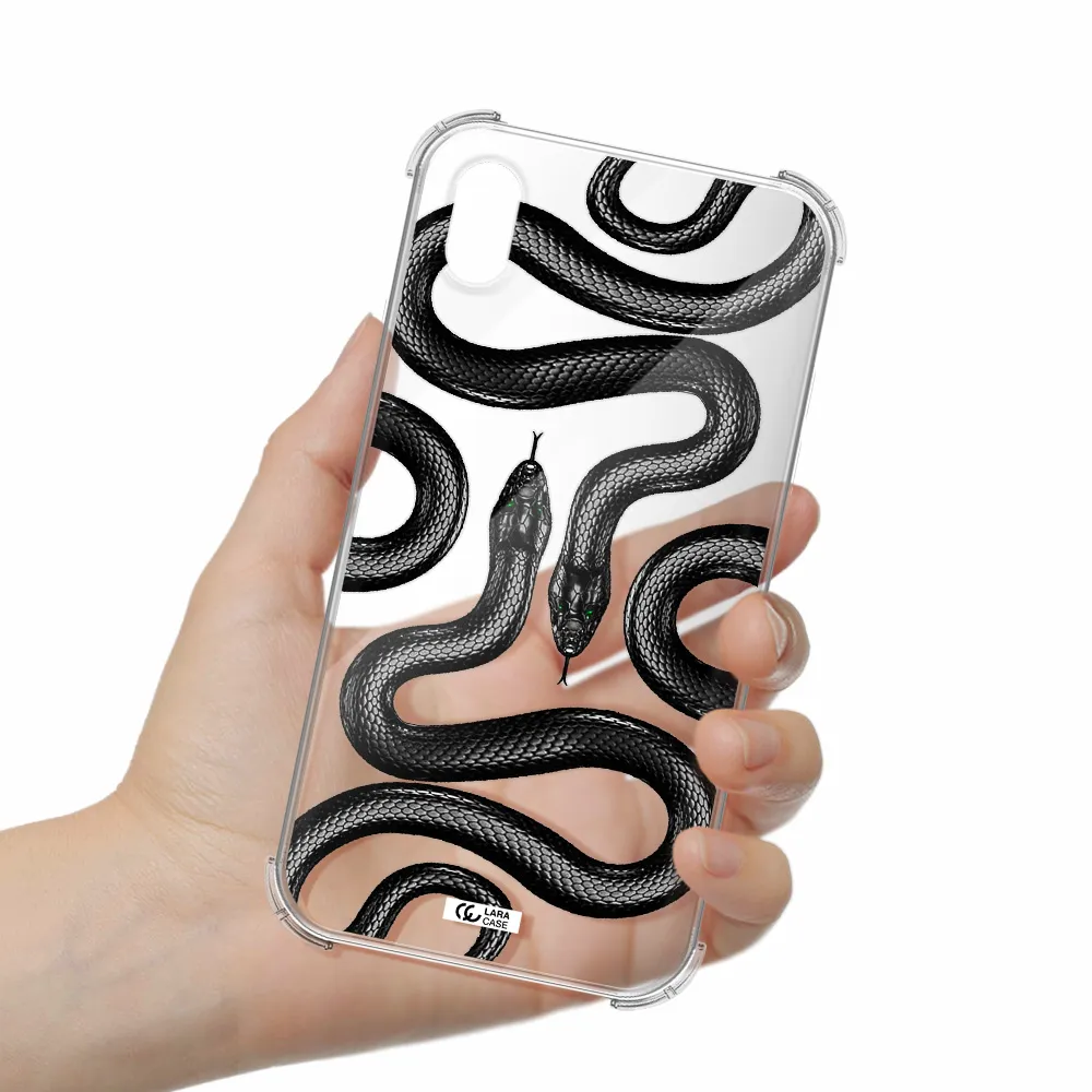 Black Snake Apple iPhone XR Clear PC Case