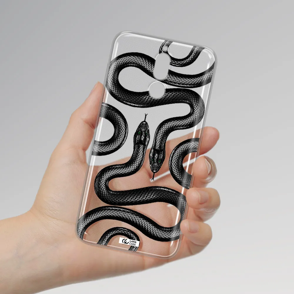 Black Snake Huawei Mate 10 Lite Clear TPU Case