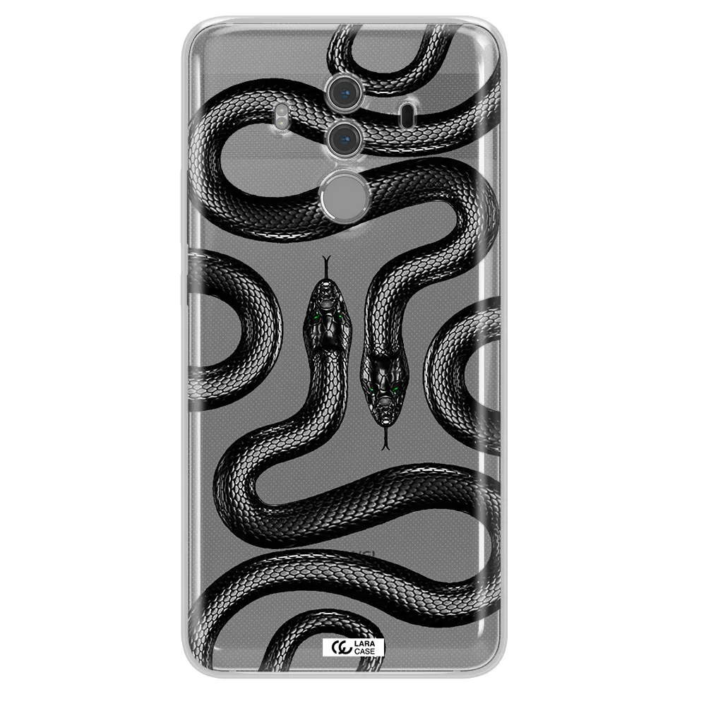 Black Snake Huawei Mate 10 Pro Clear TPU Case